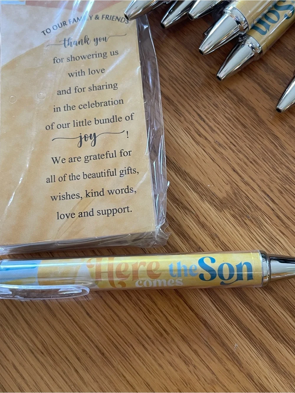 Baby Boy Shower Favors- Here Comes the Son🌼 NWT